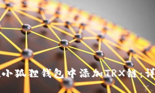 如何在小狐狸钱包中添加TRX链：详细指南
