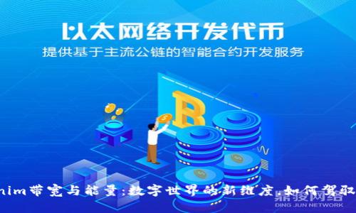 “Tokenim带宽与能量：数字世界的新维度，如何驾驭未来？”