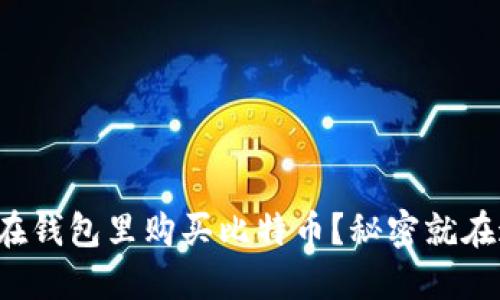 如何在钱包里购买比特币？秘密就在这里！