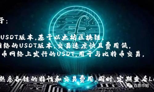 Ledger钱包支持多种区块链上的USDT，包括但不限于：

1. **Ethereum (ERC-20 USDT)**：这是最常见的USDT版本，基于以太坊区块链。
2. **Tron (TRC-20 USDT)**：这是一种基于波场网络的USDT版本，交易速度快且费用低。
3. **Omni Layer (BTC USDT)**：此版本是在比特币网络上发行的USDT，用于与比特币交易。
4. **EOS**：在EOS网络上也有USDT的发行。

在使用Ledger钱包时，确保使用适合您需求的链，并熟悉各链的特性和交易费用。同时，定期查看Ledger官方文档，以了解最新支持的资产和技术更新。