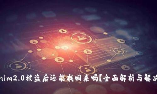 Tokenim2.0被盗后还能找回来吗?全面解析与解决方案