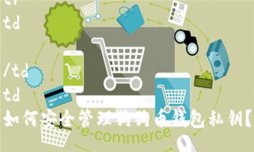 table
tr
td

/td
td
如何安全管理狗狗币钱包私钥？